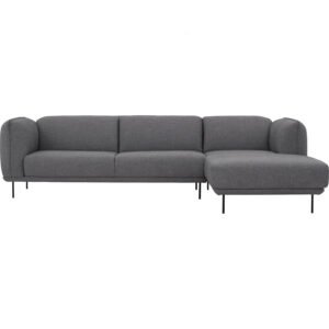 MIRA 3 SEATER WITH RIGHT CHAISE 802/6603 PEBBLE