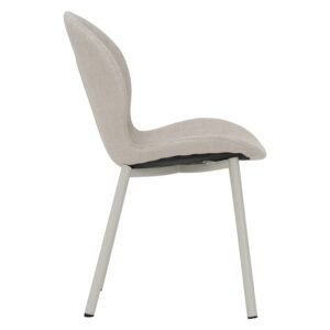 NAVON DINING CHAIR MATT BEIGE/80011 (#)