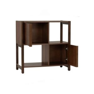 HOLSTEN 0.85M BOOKCASE WITH 2 DOOR 113 (P2 BOARD)