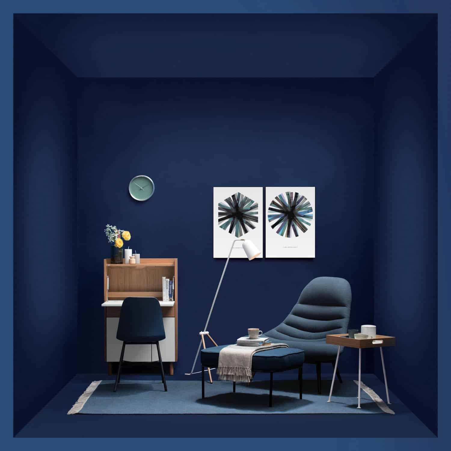 BARTON WORKING DESK 112/130 - Image 2