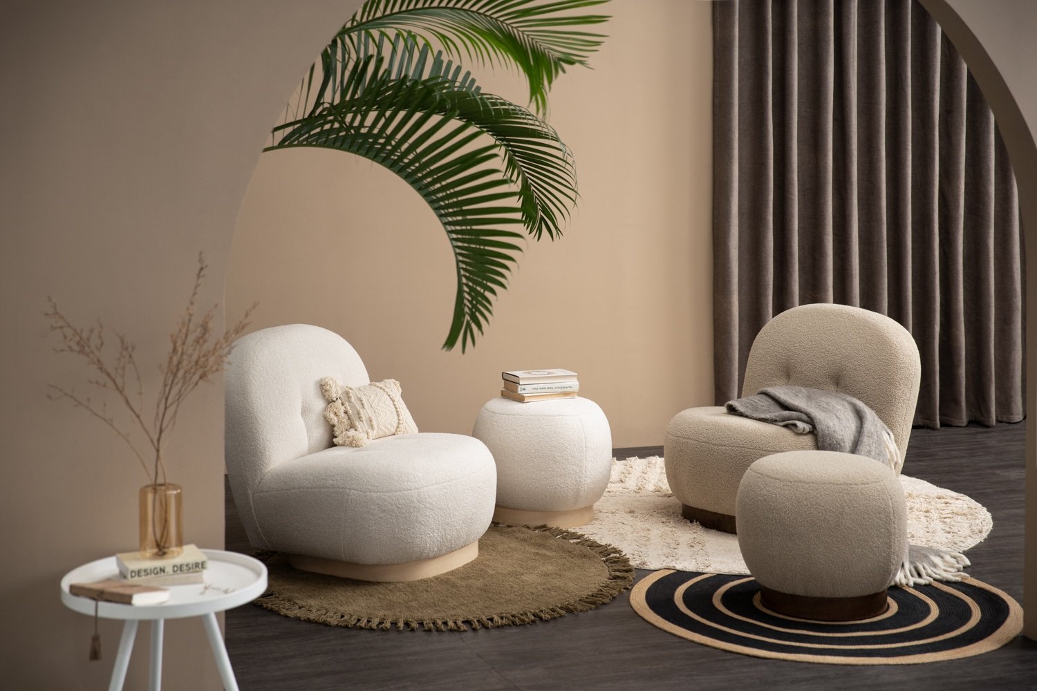 INNIS ROUND TRAY SIDE TABLE 102/130 (#) - Image 4