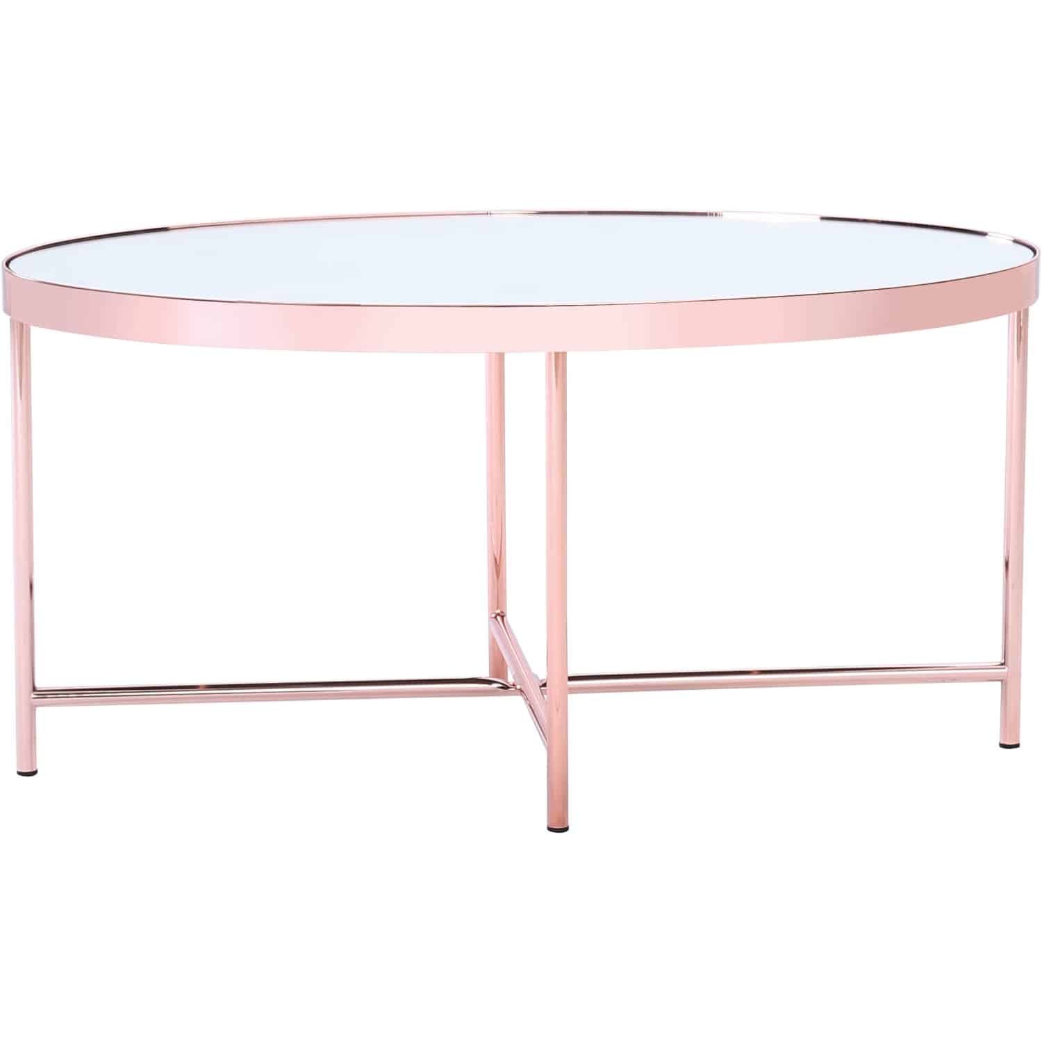 XANDER OVAL COFFEE TABLE WITH MIRROR TOP 807 (#) - Image 3