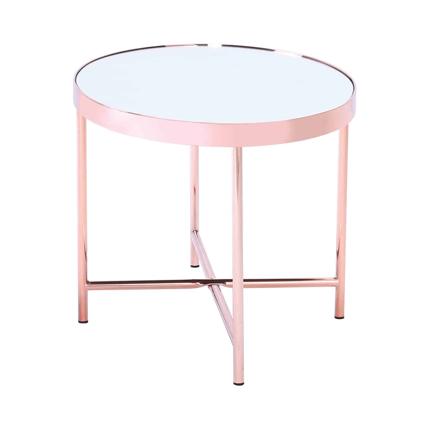 XANDER OVAL COFFEE TABLE WITH MIRROR TOP 807 (#) - Image 4