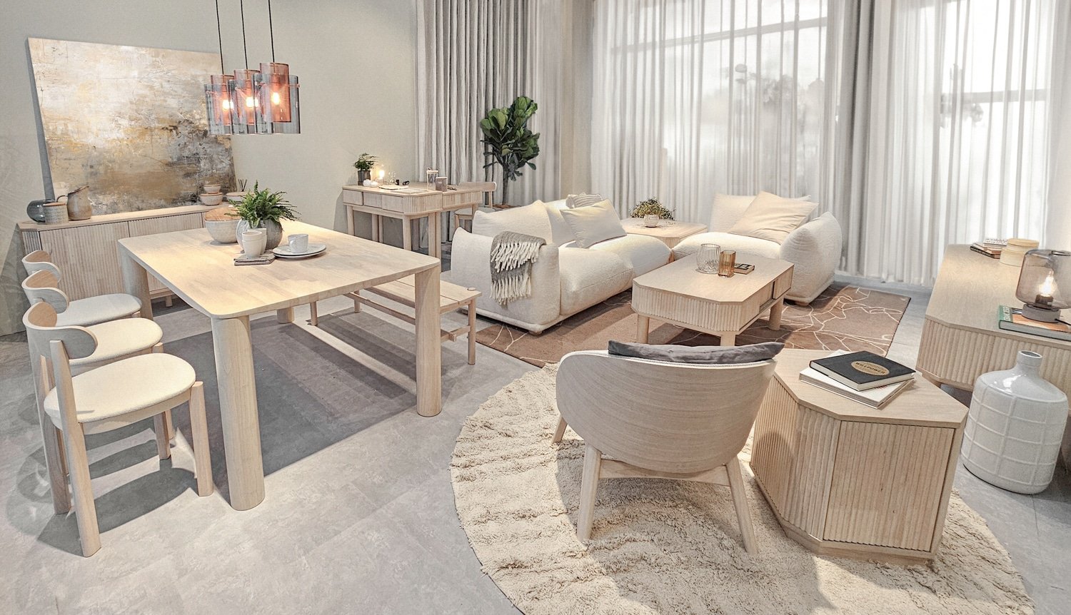 KIVA 1000X1800 DINING TABLE 111 - Image 4