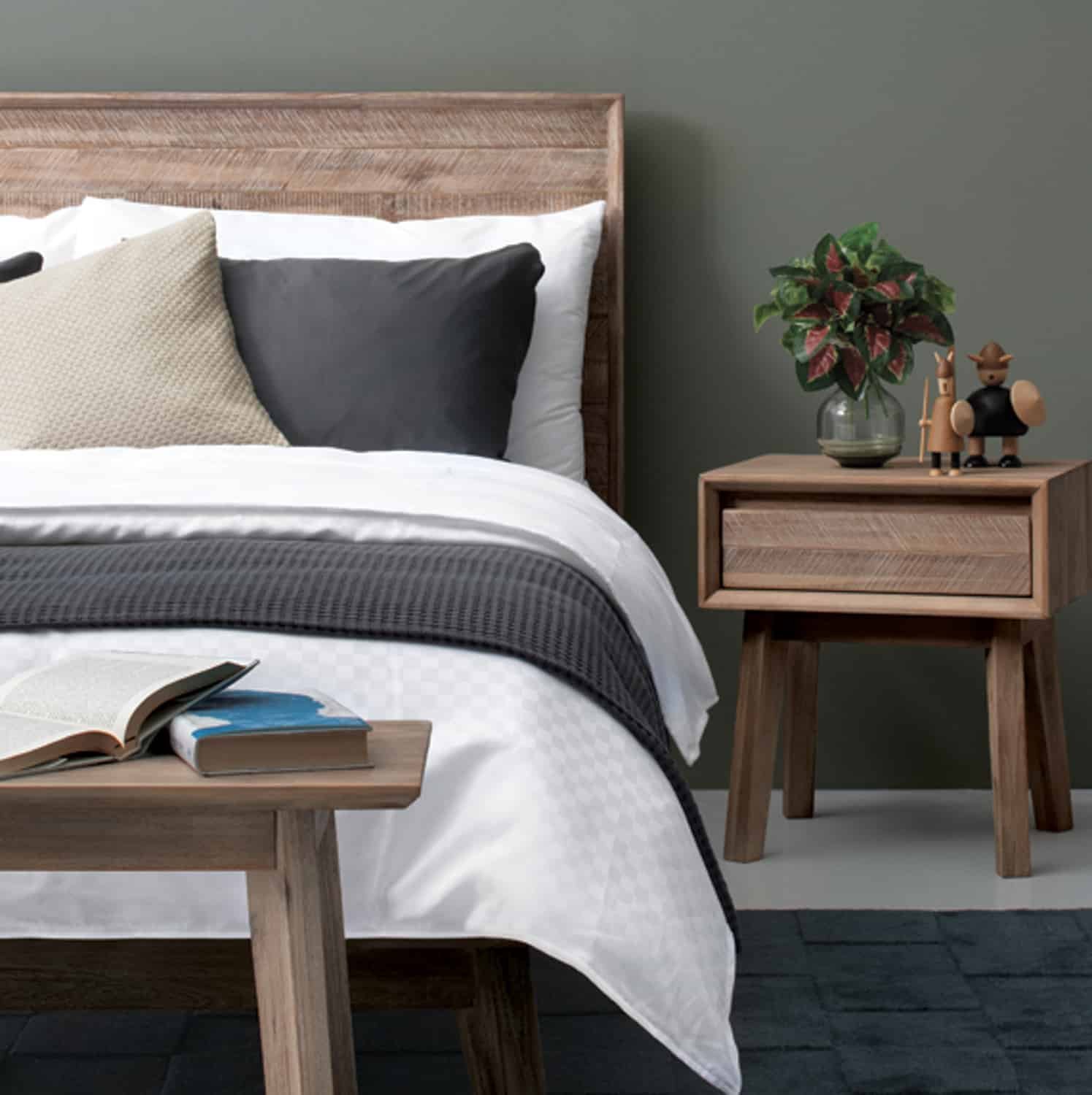 MADRID BEDSIDE TABLE WITH 1 DRAWER 1808 (#) - Image 2