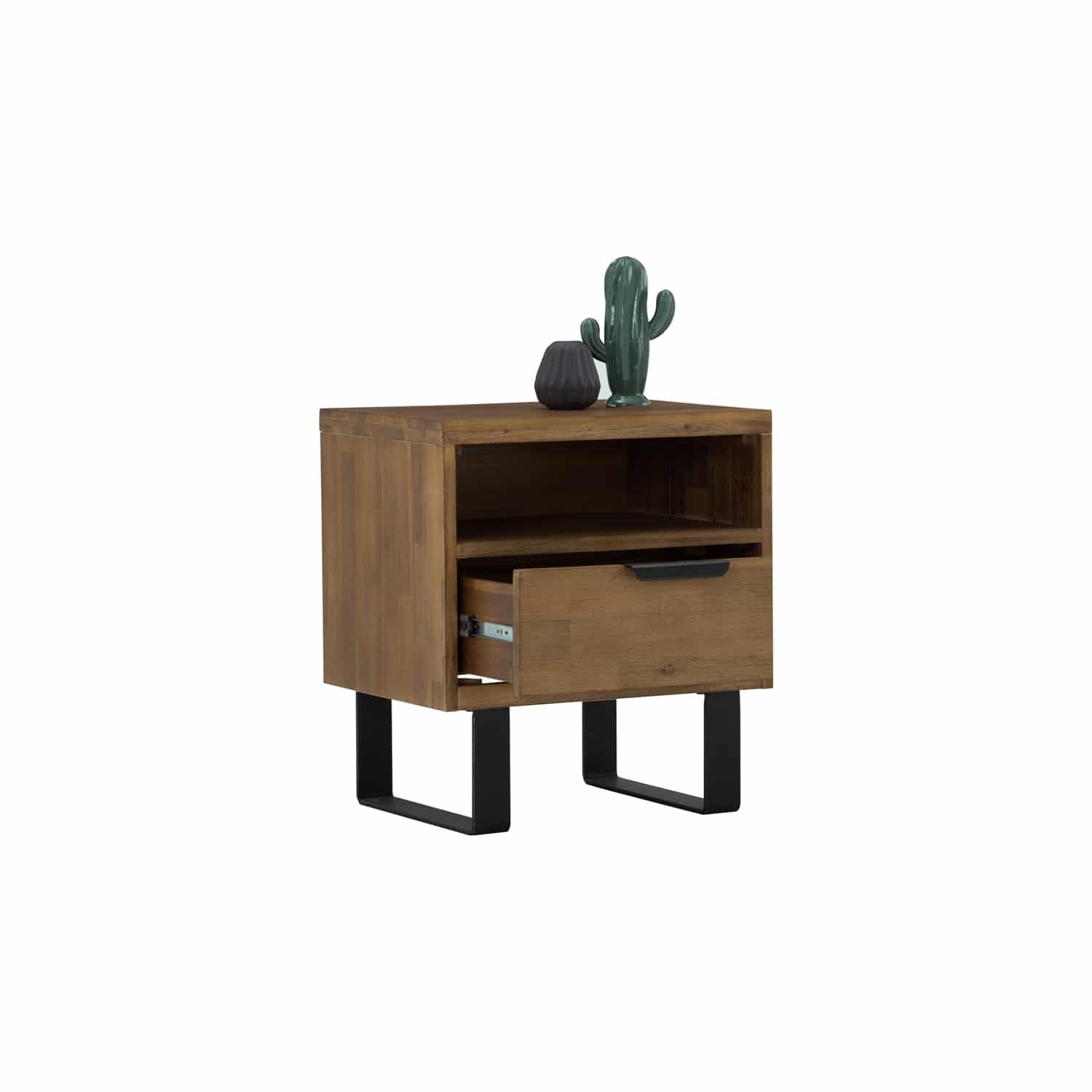 BRINHILL BEDSIDE TABLE WITH 1 DRAWER 802/1802 (#) - Image 4