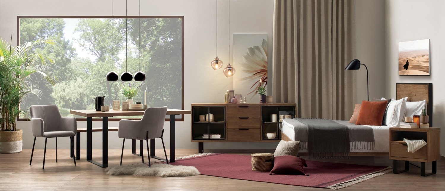 BRINHILL BEDSIDE TABLE WITH 1 DRAWER 802/1802 (#) - Image 2