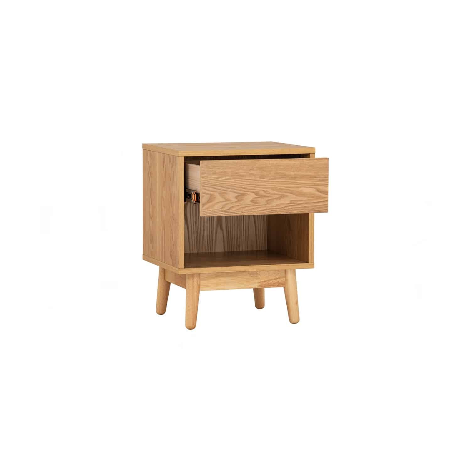 TENRI BEDSIDE TABLE WITH 1 DRAWER 102 - Image 4