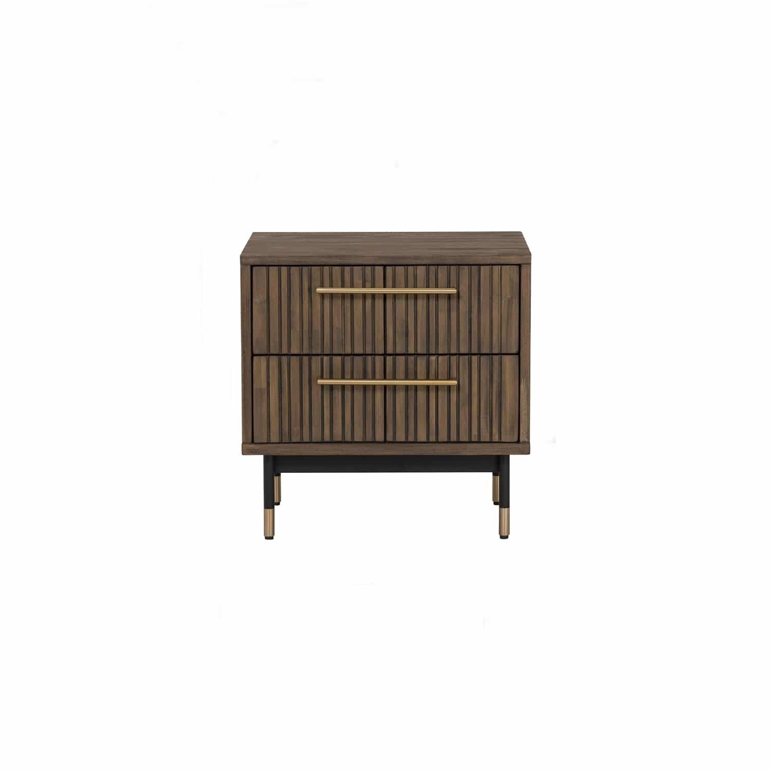 HAMILTON BEDSIDE TABLE WITH 2 DRAWER 821/1812 - Image 3