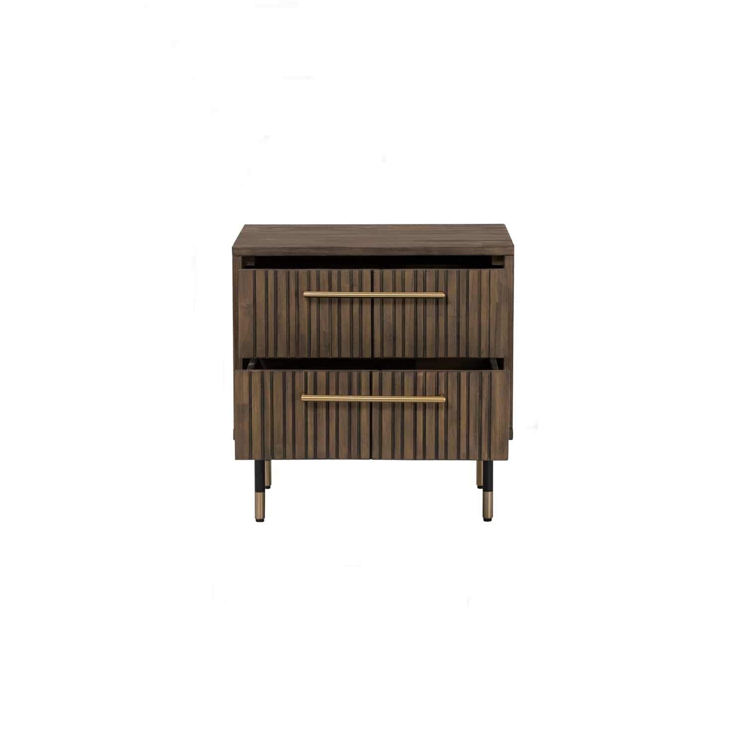 HAMILTON BEDSIDE TABLE WITH 2 DRAWER 821/1812 - Image 4
