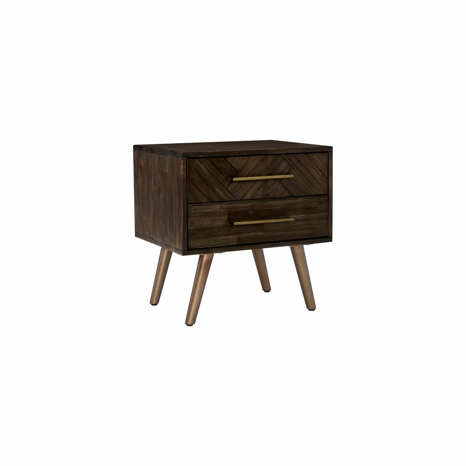 SIVAN BEDSIDE TABLE WITH 2 DRAWER 822/1809 (#) - Image 3