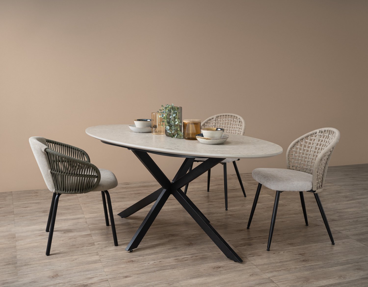 ALLUR DINING CHAIR 802/GREY/80002 (#) - Image 4