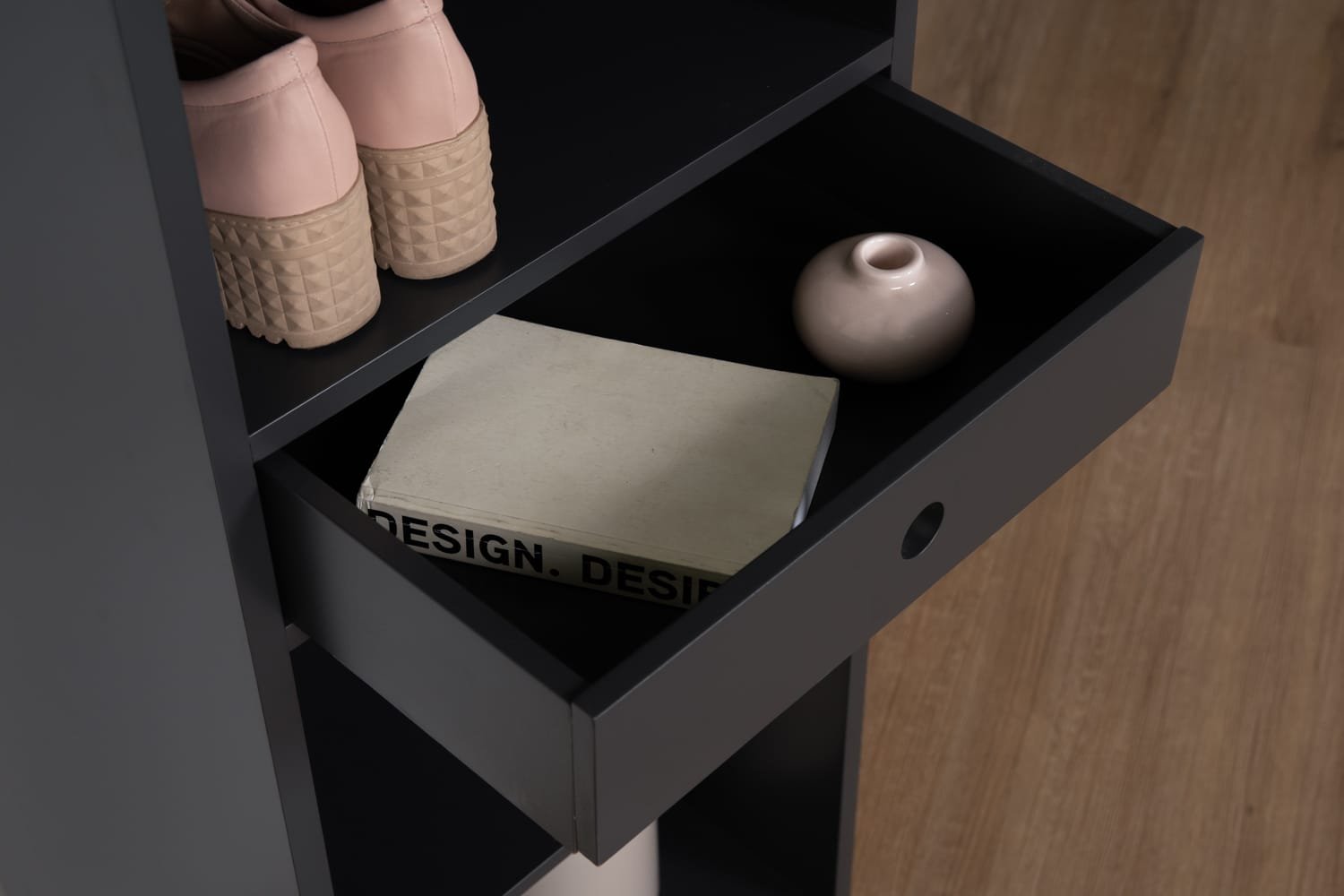 FELIPE SHOE CABINET WITH MIRROR 136 - Image 3