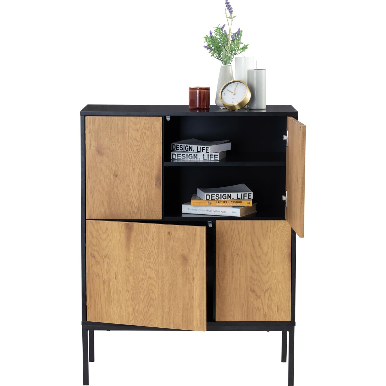 SLIGO TALL SIDEBOARD WITH 4 DOOR 802/163/1329 (#) - Image 3