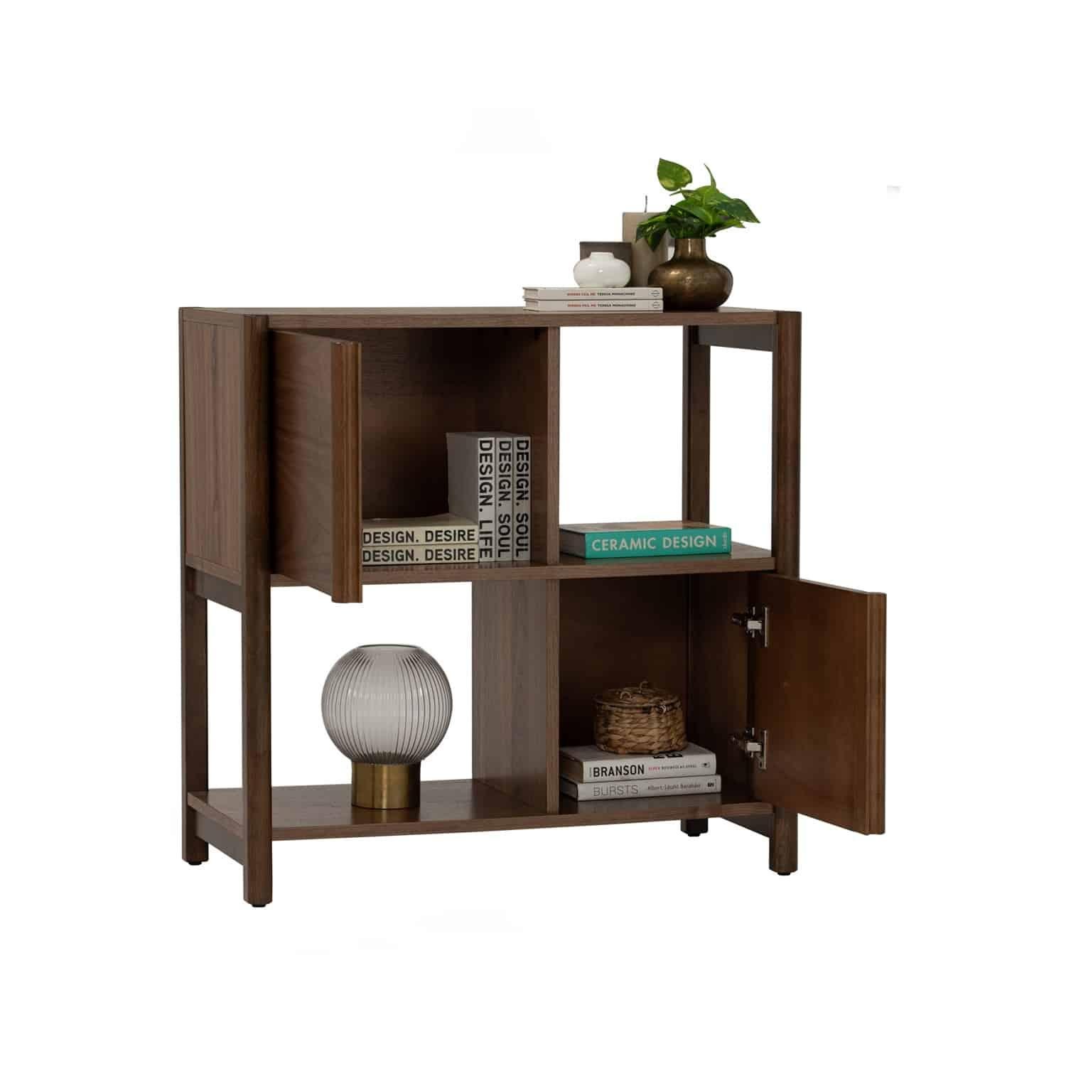 HOLSTEN 0.85M BOOKCASE WITH 2 DOOR 113 (P2 BOARD) - Image 2