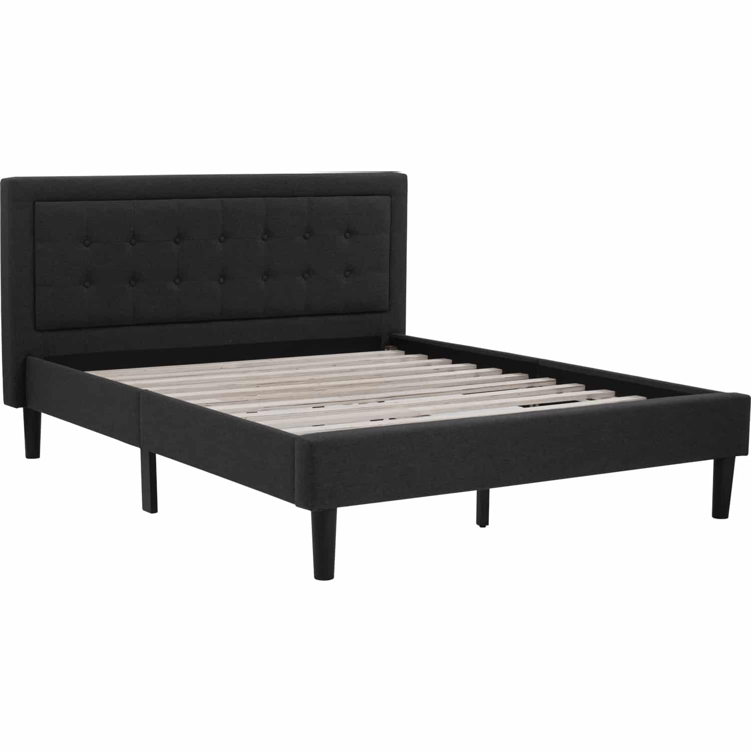 HAYDEN KING BED WITH 2000MM SIDE RAIL BLACK/6516 - Image 3