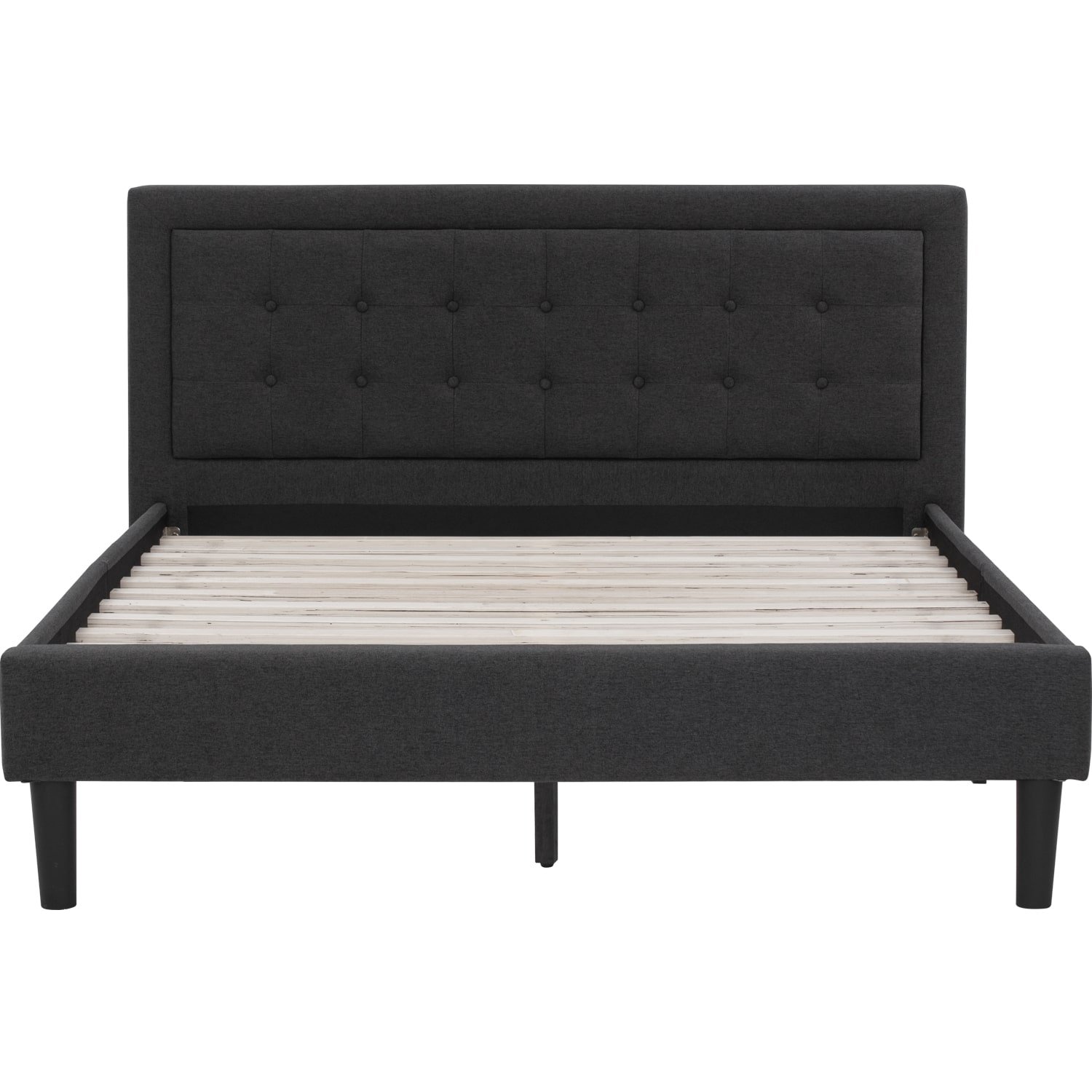 HAYDEN KING BED WITH 1900MM SIDE RAIL BLACK/6516 - Image 3