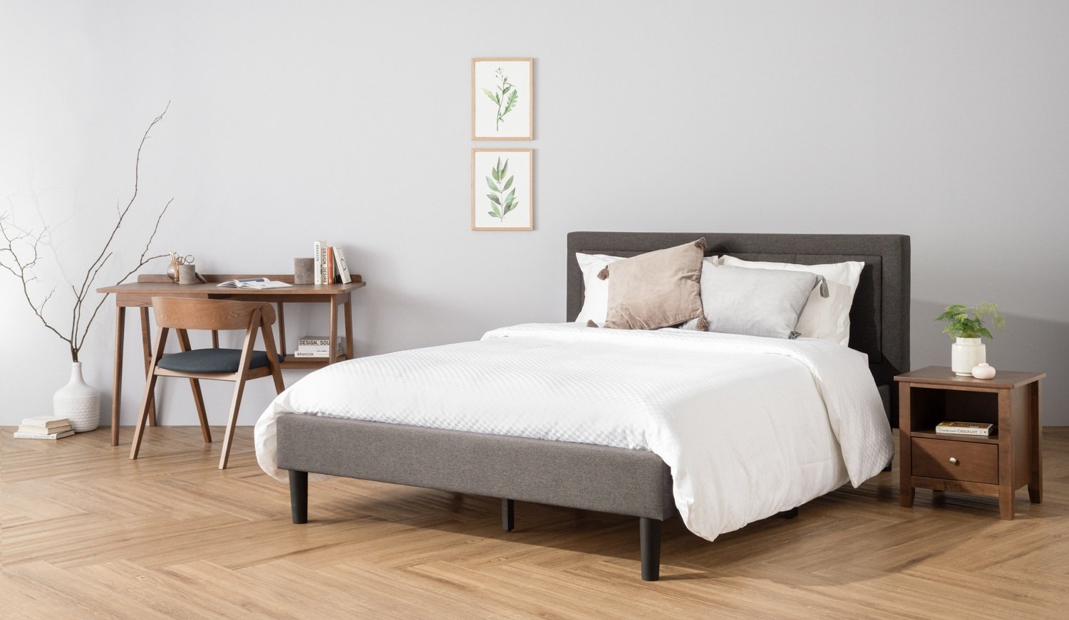 HAYDEN KING BED WITH 1900MM SIDE RAIL BLACK/6516 - Image 2