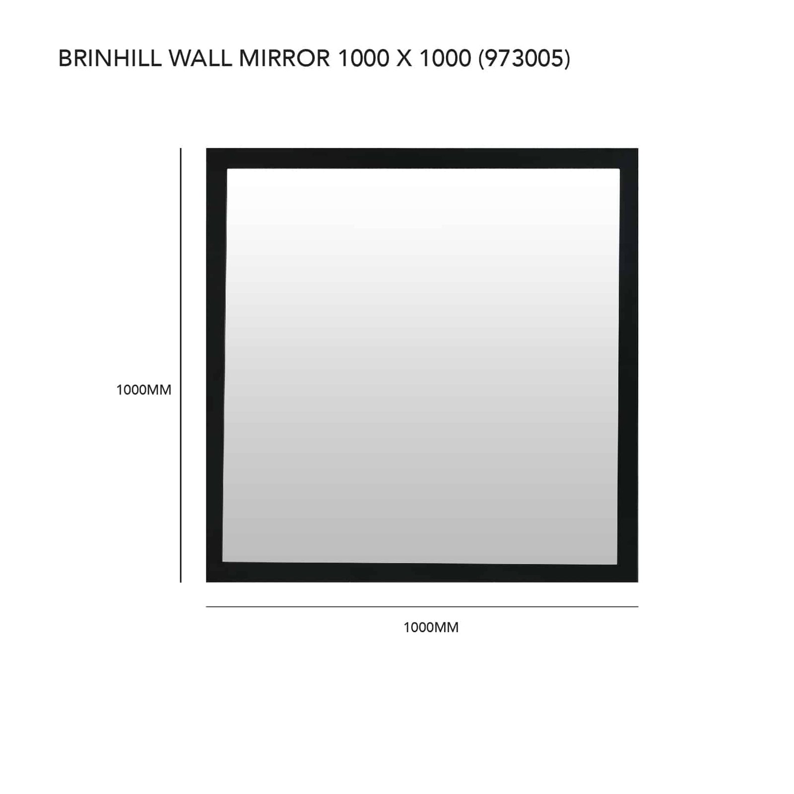 BRINHILL 1000 X 1000 WALL MIRROR 802/1802 (#) - Image 4